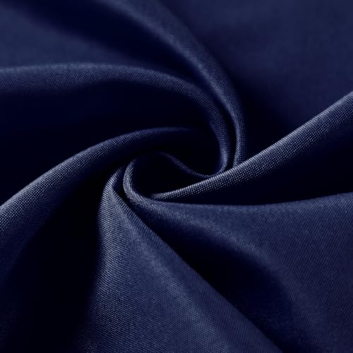 Bailarina Cloth Napkins Set of 80,17x17 inches Dinner Napkins Cloth Washable,Polyester Square Table Cloth Napkin Bulk with Hemmed Edges Ideal for Banquets, Parties and Weddings-Navy Blue - color: Navy Blue