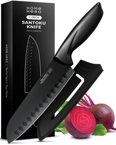 Home Hero 22 Pcs Bartender Kit + 2 Pcs Santoku Knife