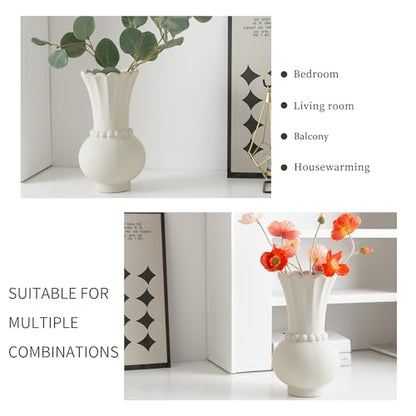 Modern Ceramic Vase - Grey, Perfect for Pampas Grass, Dried Flowers, Centerpieces - color: G-grey Big Vase