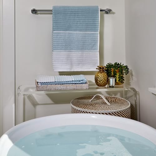 SKL Home Planet Ombre 2 Bath, 2 Hand Towel Set, Aqua - color: Planet Ombre, Aqua, style: 4-Piece Towel Set