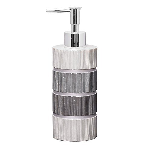 Zahari Home Modern Line Stylish Soap Dispenser Set - Modern Print Design for Kitchen and Bathroom - Lotion Pump, Dish Soap, Hand Sanitizer - Luxury Decor with Western Charm - Cute and Practical - color: Lotion Pump