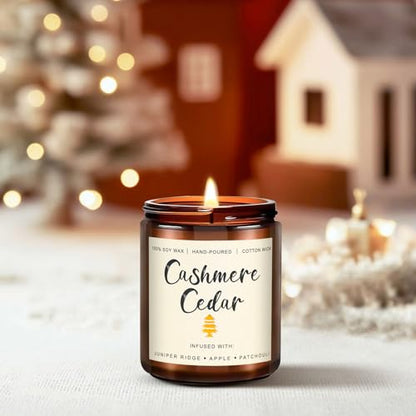 Candles for Home Scented, 6 x 3.5 oz Soy Wax & 150 Hours Long Lasting Fall Candles, Gifts for Women Birthday Thanksgiving Day Merry Christmas - color: Autumn Wreath/Cinnamon&Pumpkin/Season/Apple Pi/Pumpkin Waffles/Lakeside Leaves