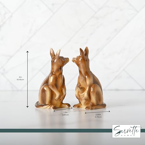 Salt Pepper Shakers Animals (Kangaroo) - color: Kangaroo