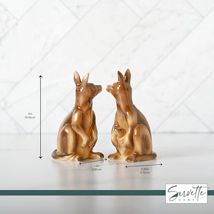 Salt Pepper Shakers Animals (Kangaroo) - color: Kangaroo