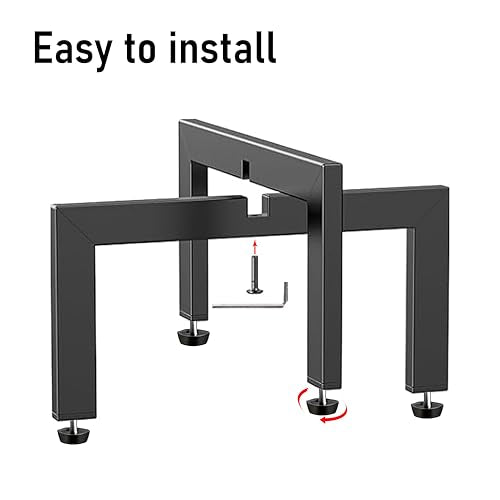 Metal Plant Stand Indoor Outdoor With Adjustable Feet, Black | Heavy Duty Construction, Non-Slip Feet For Uneven Floors, Fits 4-10 Inch Pots, Easy Assembly, Pots Not Included - size: 1 Pack - Small