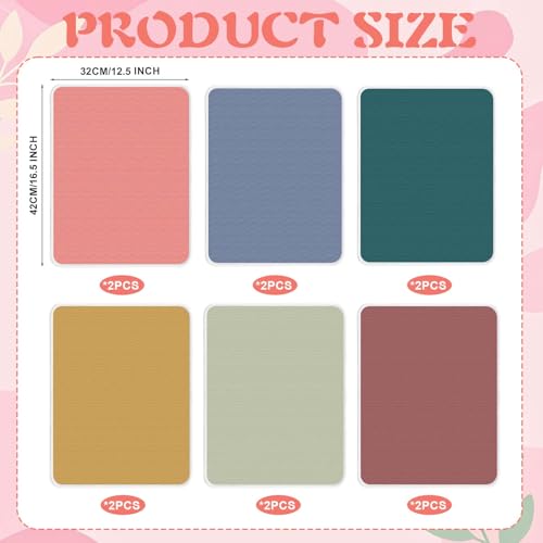 12Pcs Classroom Square Mat, Square Classroom Rug 12.5 * 16.5 Non-Slip Floor Mat Floor Cushion, Suitable for Classroom, Learning Spaces, Playroom and Educational Facilities - color: Square-wild