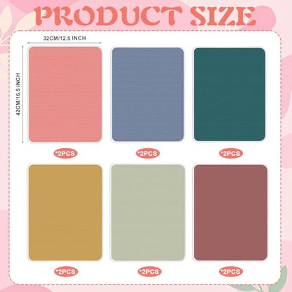 12Pcs Classroom Square Mat, Square Classroom Rug 12.5 * 16.5 Non-Slip Floor Mat Floor Cushion, Suitable for Classroom, Learning Spaces, Playroom and Educational Facilities - color: Square-wild