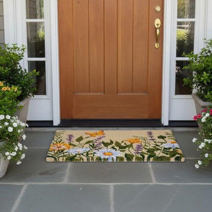 Calloway Mills Butterfly Garden Doormat (18" x 30" x 1.50") - color: Butterfly Garden, size: 1'6" x 2'6" (Rectangular)