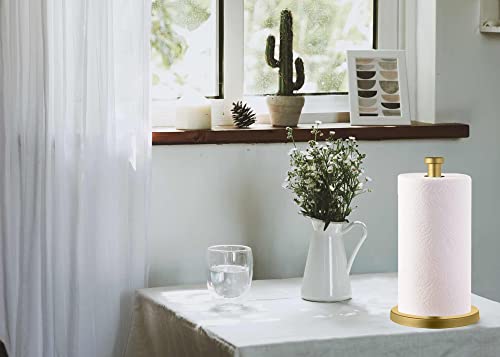 Gold Paper Towel Holder, Paper Towel Holder Countertop, Paper Towel Holder Countertop Gold, Kitchen Paper Towel Holder - color: Gold