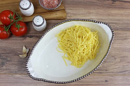 Pampa Bay Salerno Oval Titanium Baking Dish, 12-Inch - color: Salerno, size: Oval