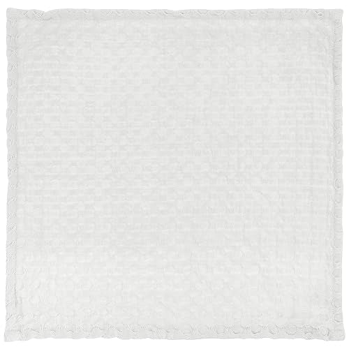Karma Waffle Weave Dishcloth Set/Holder Happy Everything - color: Purple Happy Everything