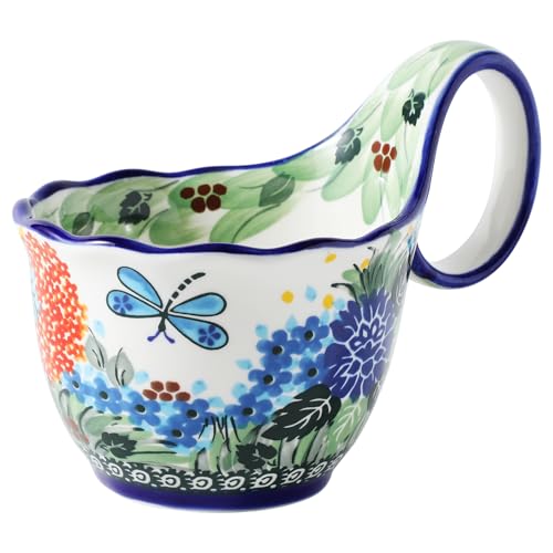 ALMA Microwave Safe Soup Bowl,16oz Soup Bowl for One-Bowl Meal | Decorative Hearty Bowl of Soup or Cereal,Perfect for Homemade Soup, Stew, Oatmeal, or Chili,Gift Box Included - color: Spring Splendor