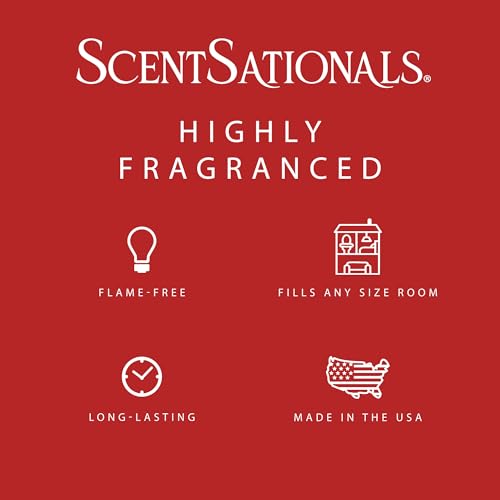 Scentsationals Fallen Leaves, Autumn Air Scented Wax Melts 10oz (24 Cubes) | Fresh Air, Mahogany, & Crisp Apple Long Lasting Fragrance Melts for Scented Wax Warmers - style: Fallen Leaves