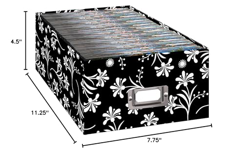 Pioneer Photo Albums B-1BW Photo Storage Box, Ruby Design (Pack of 6) - color: Ruby Design, size: Pack of 6