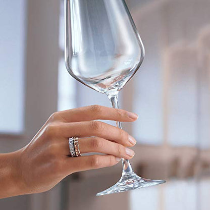 Villeroy & Boch La Divina Wine, 470 ml, Clear, Red, 235 mm, Crystal Glass, 1 Count (Pack of 1) - style: Wine goblet