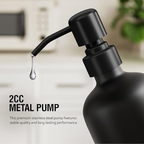 MOMEEMO Reusable Shampoo and Conditioner Bottles with Tray, Black | Shampoo Bottles Refillable with Pump, Pump Bottles for Shampoo and Conditioner, Shower Dispenser Bottles - color: Black Black