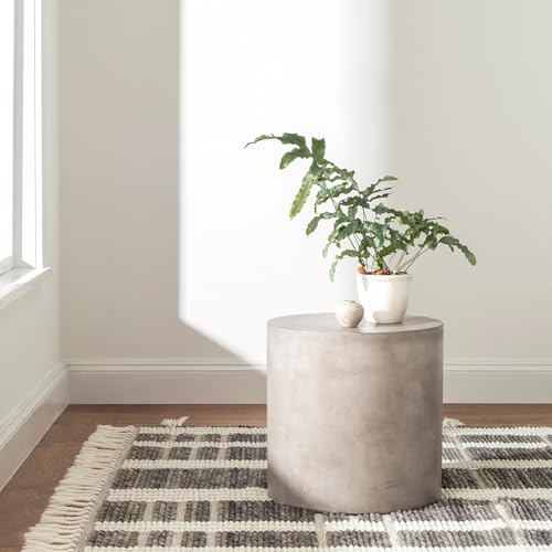 Dash & Albert Tory Grey/Ivory Plaid Hand Knotted Wool Rug, 3'x5' | /Ivory Hand Knotted Wool Rug, , Plaid Pattern - size: 3' x 5' (Rectangular)