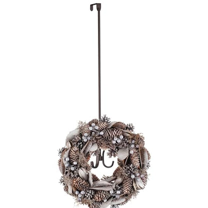 iDesign Axis Easy Reach Quad Hook, Bronze, 24" | Over the Door, Towel Holder or Coat Rack, Bathroom, Bedroom, Office Closet Storage, 4.7" x 3.8" x 24"