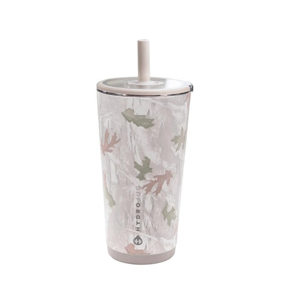 HydroJug Everyday Tumbler 20 oz, Ceramic-Lined Straw Cup, Camo - color: Camo, size: 20 Ounces