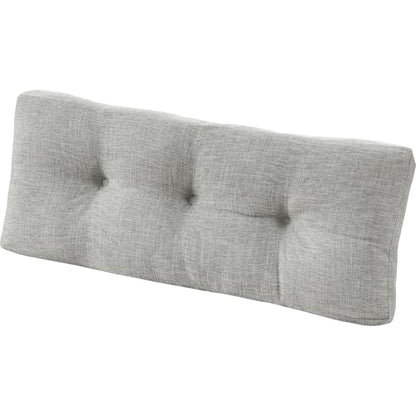 downluxe Indoor Bench Cushion for Indoor Furniture, Non-Slip Tufted Overstuffed Textured Foam Bench Seat Cushion, 36" X 14" X 4", Light Grey, 1 Pack