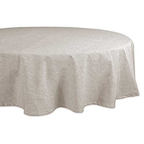DII Chambray Kitchen, Tabletop Collection, Natural, 70" Round - color: Natural, size: 70" (Round)