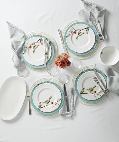 Lenox 897263 Chirp Saucers/Party Plates, Set of 4 - style: Saucers, Set of 4