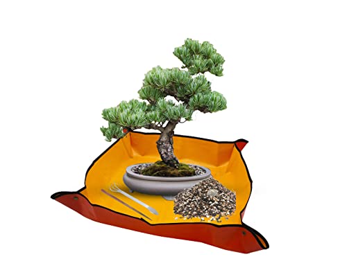 "XL Potting Mat | Portable Gardening & Transplanting Mat | Repotting & Waterproof | Ideal for Plants, Bonsai, Succulents (39x39") | The Bonsai Supply"