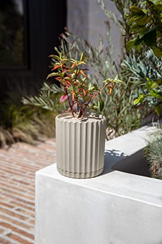 Veradek Demi Series Demi 6" Planter w/Tray - Sand, 2 Pack - color: Sand, size: 6 inch - 2 Pack