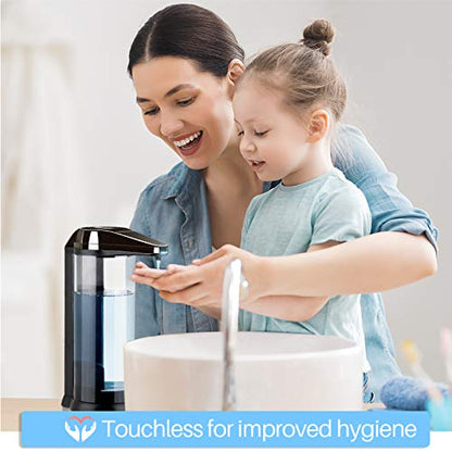 Secura 17oz Automatic Liquid Soap Dispenser, Touchless Battery Operated Hand Soap Dispenser with Adjustable Soap Dispensing Volume Control Dial, Personal Care Dispenser (Dark Gunmetal) - color: Dark Gunmetal, size: 500ml