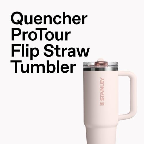 STANLEY Quencher ProTour Flipstraw Tumbler, 20 oz, Atomic Gradient | Built-In Straw & Handle | Cupholder Compatible for Travel | Leakproof Insulated Stainless Steel Cup | BPA-Free - color: Atomic Gradient, size: 20 Ounces