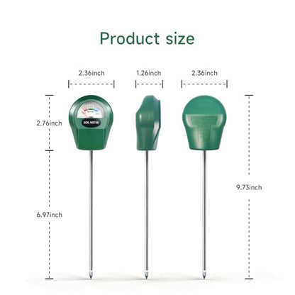 Soil Moisture Meter for Plants, Hygrometer Sensor Water Monitor, Plant Moisture Tester for Indoor Outdoor Garden, Potted Plants, Farm, Lawn, No Battery (Style 1) - size: Style 1