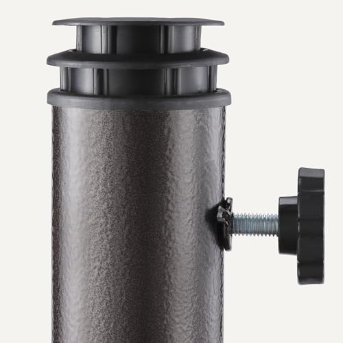 Amazon Basics Adjustable Patio Umbrella Stand, Black, 22 Pounds