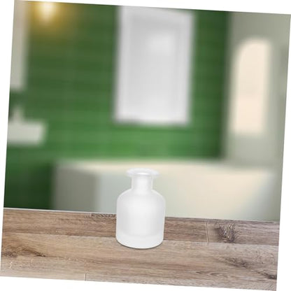 Didiseaon 2pcs Glass Diffuser Bottles Essential Oil Diffuser for Fragrance Refill - color: White