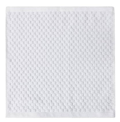 COTTON CRAFT Euro Spa Waffle Wash Cloth - Set of 12 White Washcloth | Luxury Face Towel Set - 100% Cotton - Soft Plush Absorbent Low Lint Quick Dry - Gym Shower Beach Bath Kitchen - 12x12 inches - color: White, size: 12 Pack Wash Cloths