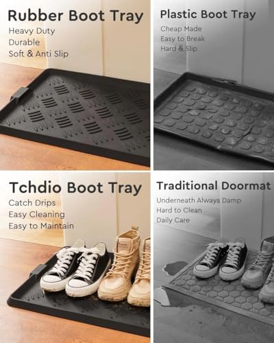 for Rubber Boot Tray, Non Slip Shoe Tray, entryway, Multipurpose Boot mat Tray, D, BA-Style, Boot Tray, Shoe Tray, Entryway, Multipurpose, D