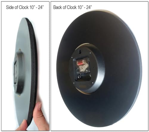 Merchantile Wall Clock, Available in 8 Sizes, Most Sizes Ship 2-3 Days, Whisper Quiet. - color: 5. Mercantile, size: 24-Inch
