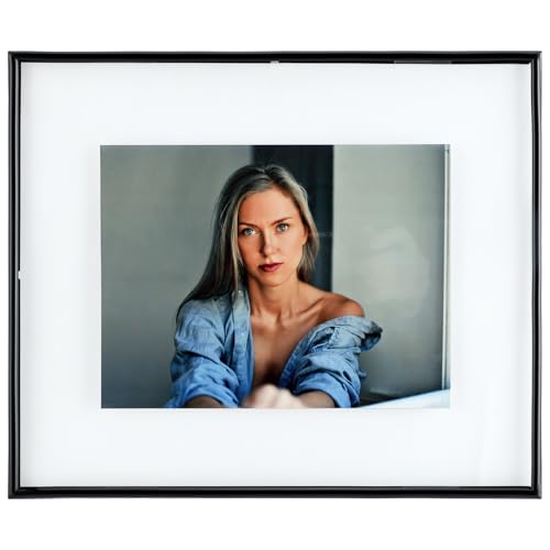 Wall Floating Frame, 10"×12", Black, Wall Mounting or Wall Leaning, For Photo 8x10, 7x9, 6x8, Classy For Living Room, Study, Bedroom - color: Black, size: 10"×12"