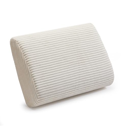 Large Lumbar Cushion Lumbar Support Pillow, Ergonomic Lumbar Pillow with Machine Washable, Help Relieve Pain of Back, Lumbar, Tailbone and Sciatic Nerve Support. (Beige) - color: Beige