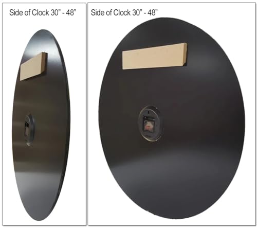 Merchantile Wall Clock, Available in 8 Sizes, Most Sizes Ship 2-3 Days, Whisper Quiet. - color: 5. Mercantile, size: 24-Inch