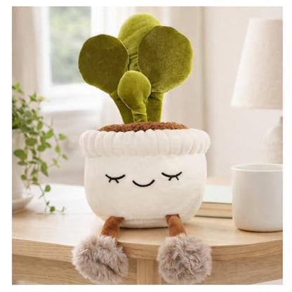 Large Plush Plants in Pots – Flower, Cactus & Succulent Plush Stuffed Plants, Flower Pot Plush Bouquet Decor, Cute Desk & Nursery Room Decor Gift (Succulents Set of Three)