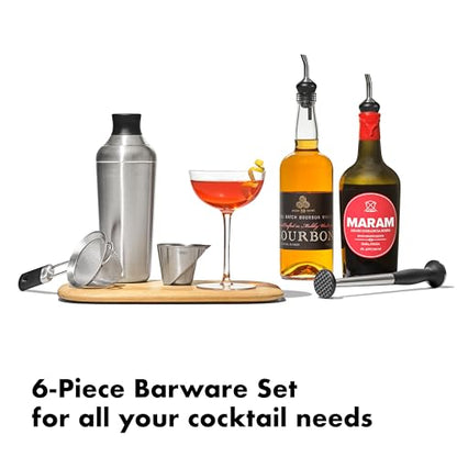 OXO Steel 6-Piece Barware Set | Product only