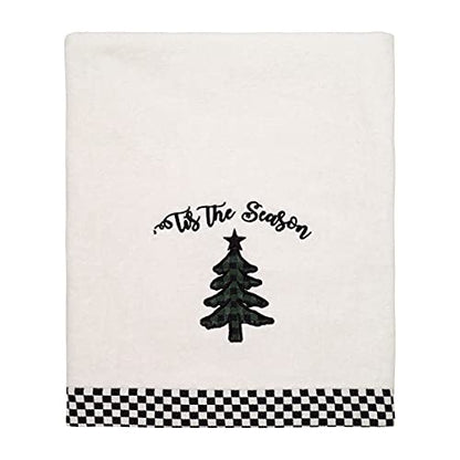 Avanti Linens - Bath Towel, Soft & Absorbent Cotton Velour, Christmas Decorations (Tis the Season Collection) - size: Bath Towel