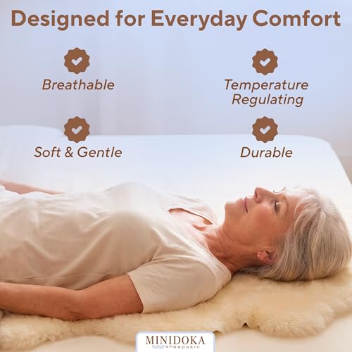 Medical Sheepskin for Bedsores, Oeko-Tex Lambskin Pad 24 x 41 in, Shorn | Dense shorn medical lambskin helps relieve pressure points on bed, wheelchair, or recliner. Oeko-Tex certified.
