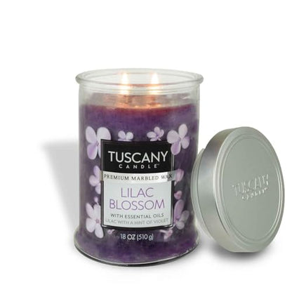 Tuscany Candle Lilac Blossom: Lilac and Violet Scented Candle, 18 oz
