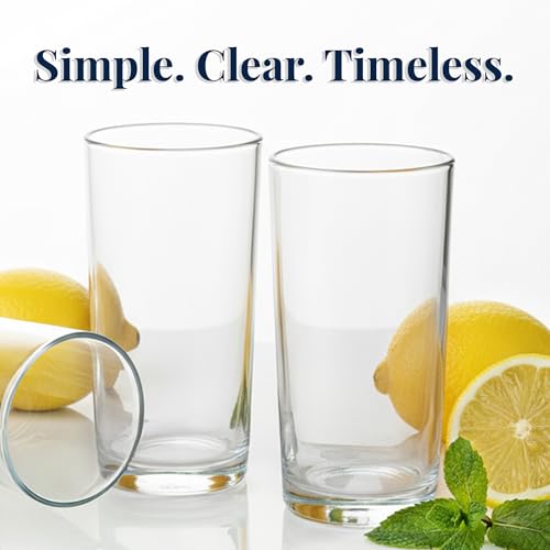 US Acrylic Classic Clear Plastic Reusable Drinking Glasses (Set of 6) 24oz Iced-Tea Cups | BPA-Free Tumblers, Made in USA | Top-Rack Dishwasher Safe (Pack of 3) - color: Clear, size: Iced-Tea Tumblers (Pack of 3)