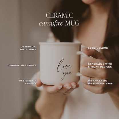 Sweet Water Decor Best Grandma Ever Camping Mugs - 11oz Cute Coffee Mugs for Hot & Cold Drinks - Dishwasher & Microwave Safe - Ceramic Travel Mug - Ideal Tea and Espresso Mug - style: Best Grandma Ever - Neutral