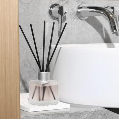 3-Pack Reed Diffuser, Jasmine White Tea/Lily/Peony Scented Oil | Flower Aroma Essential Oil with Diffuser Sticks, Long Lasting Bathroom Air Freshener, Home Fragrance for Room Decor - size: 3 Packs/10 fl oz