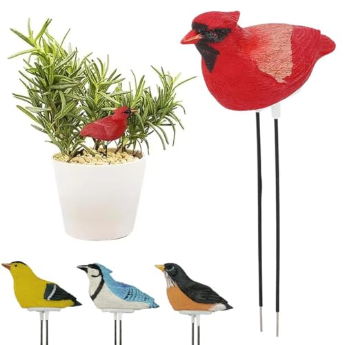 Soil Moisture Sensor, Simulated Bird Shape Intelligent Soil Meter with Automatic Alarm, Portable Bird Plant Water Tester Gardening Tool Kit for Indoor Plants Outdoor Plants Garden Decorations