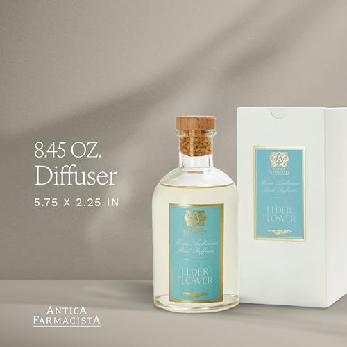 Antica Farmacista Home Ambiance Diffuser - Long-Lasting Reed Scent Diffuser - Luxury Room Freshener Gift - Elderflower, 8.45 fl oz - size: 8.45 fl oz