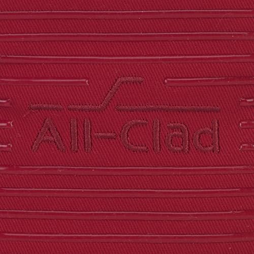 All-Clad Premium Pot Holder & Hot Pad: Heat Resistant to 500 Degrees - 100% Cotton, 10"x6.25" Hot Pad for Kitchen and Barbeque, 4-Pack, Chili - color: Chili, size: 4 Pack